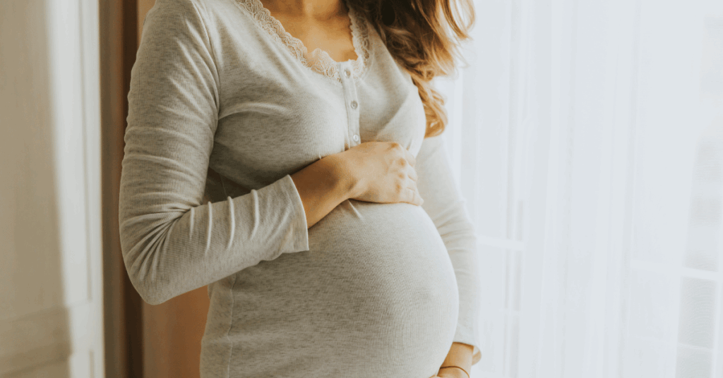 Photo of pregnant woman after tubal reversal